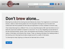 Tablet Screenshot of brewinghub.com